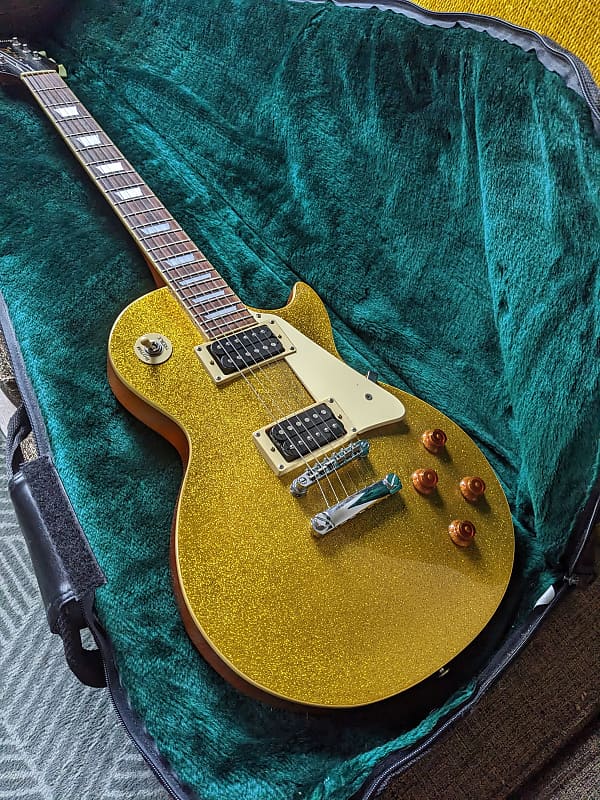 Epiphone Les Paul Sparkle Gold Flake with Gibson