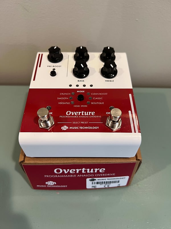 RJM Overture Programmable Analog Overdrive | Reverb