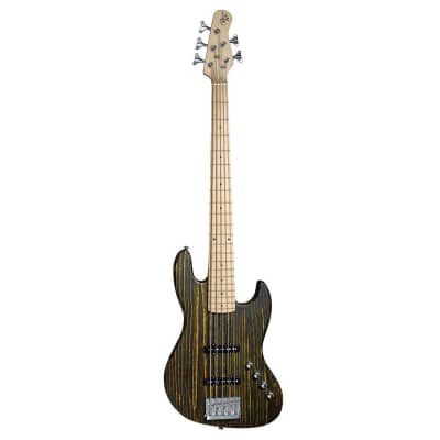 Michael Kelly Element 5OP 5-String Bass Guitar (Trans Yellow) (LDWS) image 4