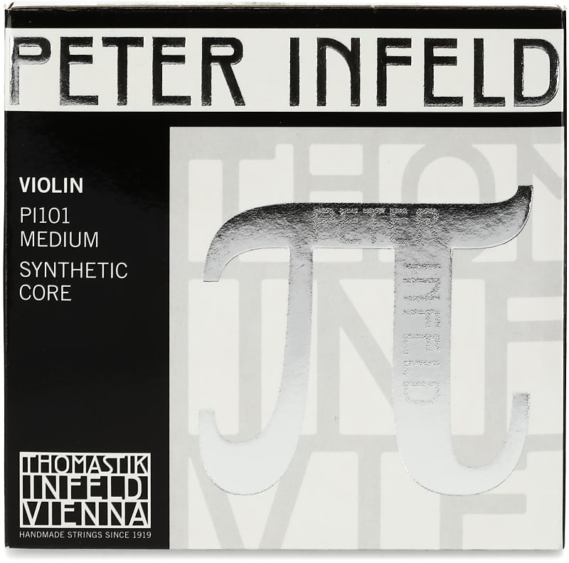 Thomastik-Infeld PI101 Peter Infeld Violin String Set - 4/4 Size with Tin-plated E image 1