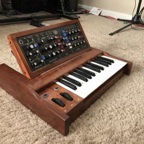 Behringer Model D, Moog Style Custom Enclosure,, With Alesis Q25