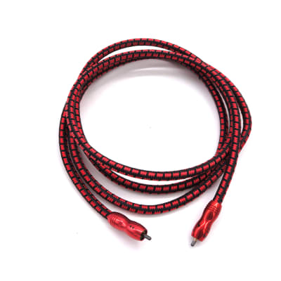 AudioQuest King Cobra Interconnects (2m) 2 Cables Pair Red Black Audiophile image 5