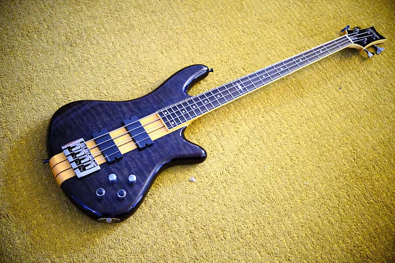 Schecter Bass Diamond Series Elite 4 Red. Neck thru