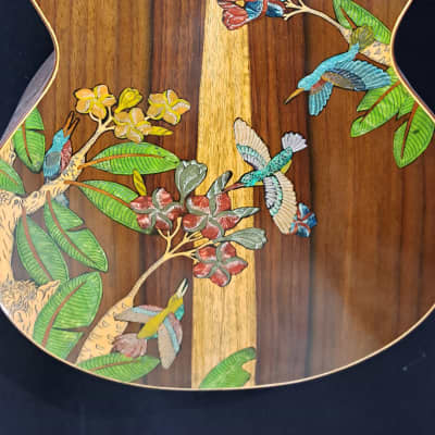 Blueberry NEW IN STOCK Handmade Acoustic Guitar Grand Concert image 15