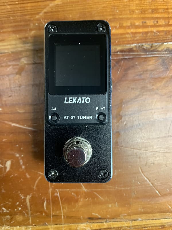 Lekato Guitar Tuner Pedal With True Bypass, Chromatic Tuner 