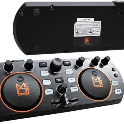MR DJ MVDJ-1000 USB DJ CONTROLLER MIDI PLAYER WITH ILLUMINATED BUTTONS BLACK image 4