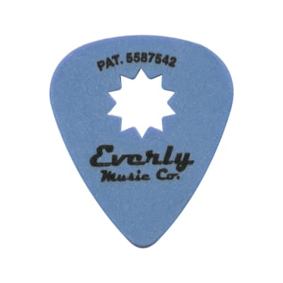 Everly Star Grip Guitar Pick Dozen Blue 1.0 mm for sale