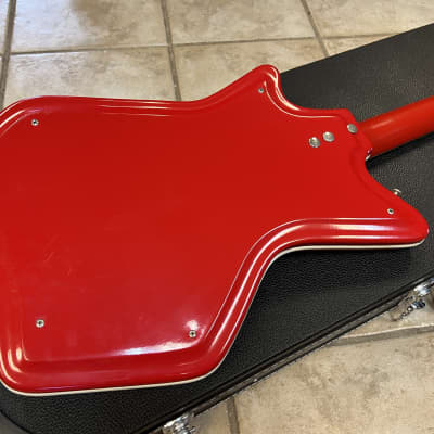 1965 Airline JB Hutto Res-O-Glass Red Res-O-Glass with tremolo image 10