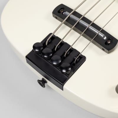 NS Design WAV Radius 4-String Bass in Metallic White (W160344) image 4