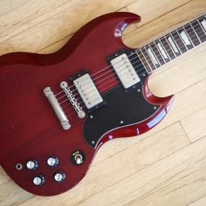 1990 Greco SG Electric Guitar Cherry SS-600 Lawsuit Mint