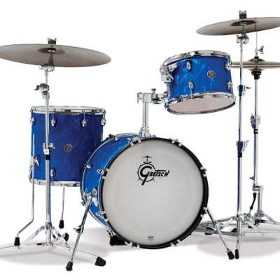 Gretsch CT1-J483-BSF Catalina Club 3 Piece Shell Pack (18/12/14) - Blue Flame image 1