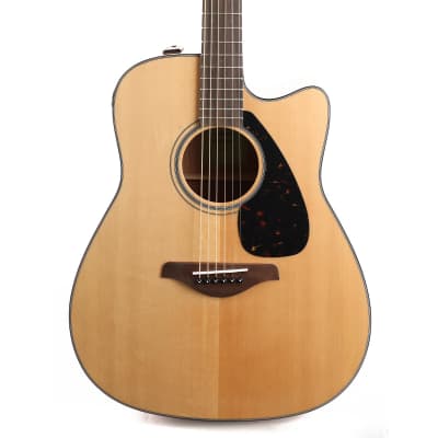 Yamaha FGX800C Dreadnought Acoustic-Electric Natural image 1