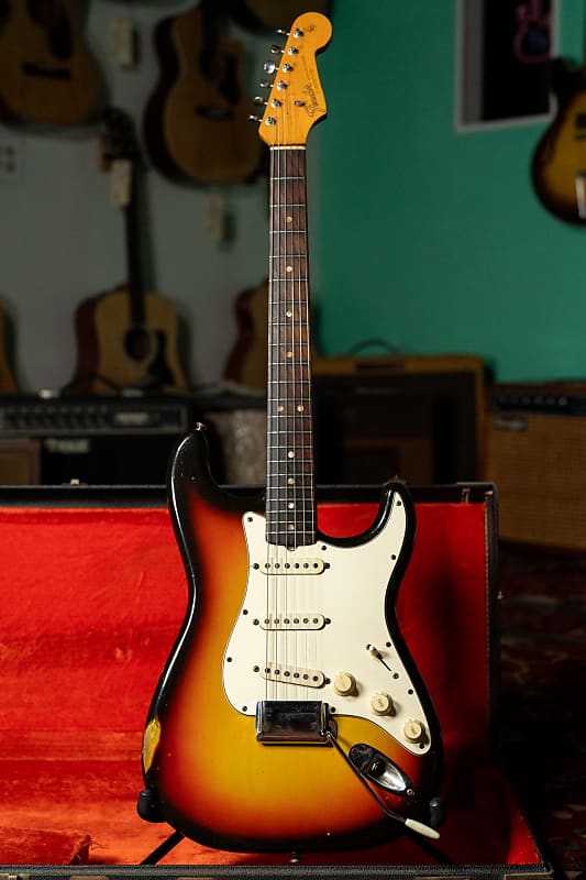 1965 Fender Stratocaster Sunburst Finish w/OHSC image 1