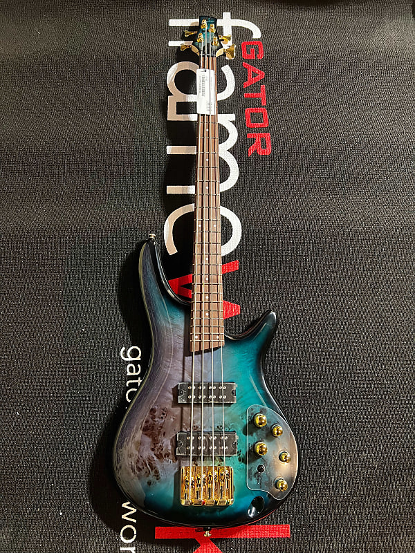 Ibanez SR400EPBDXTSU 4-String Electric Bass Guitar - Tropical Seafloor Burst image 1