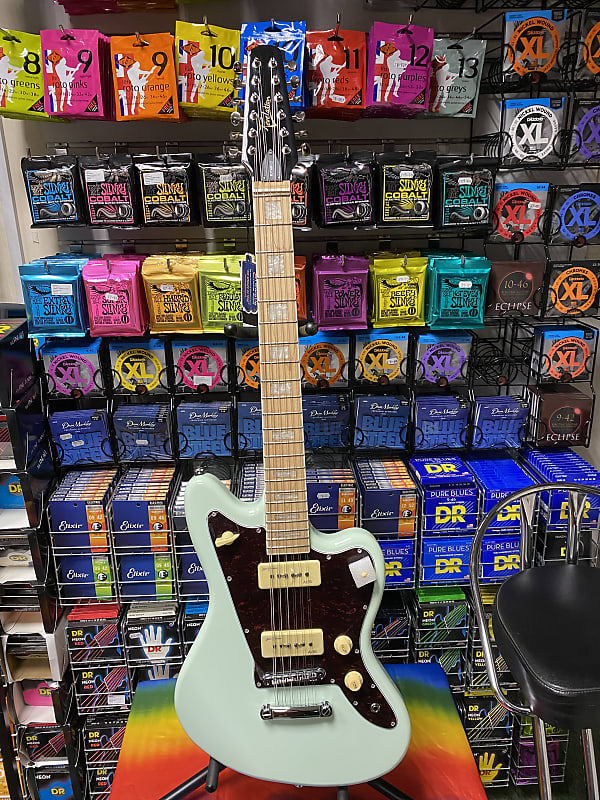 Revelation RJT 60 12 M electric 12 string guitar in sea foam green