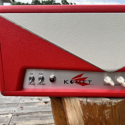 Komet 60 Red and White w/ Silver Control Panel image 2