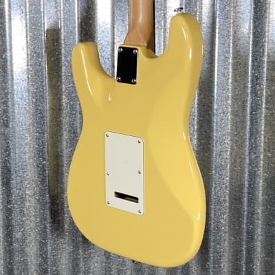 Musi Capricorn Classic HSS Stratocaster Yellow Guitar #0116 Used image 8