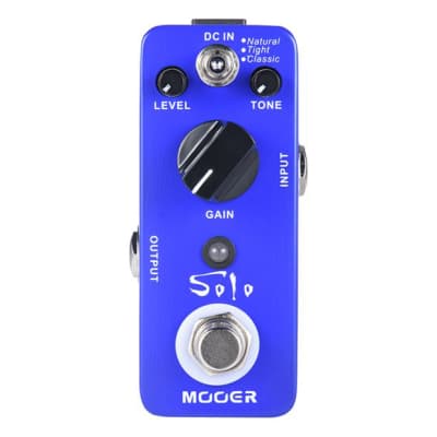 MOOER Solo Distortion Guitar Effect Pedal High-gain True Bypass Full Metal Shell image 2