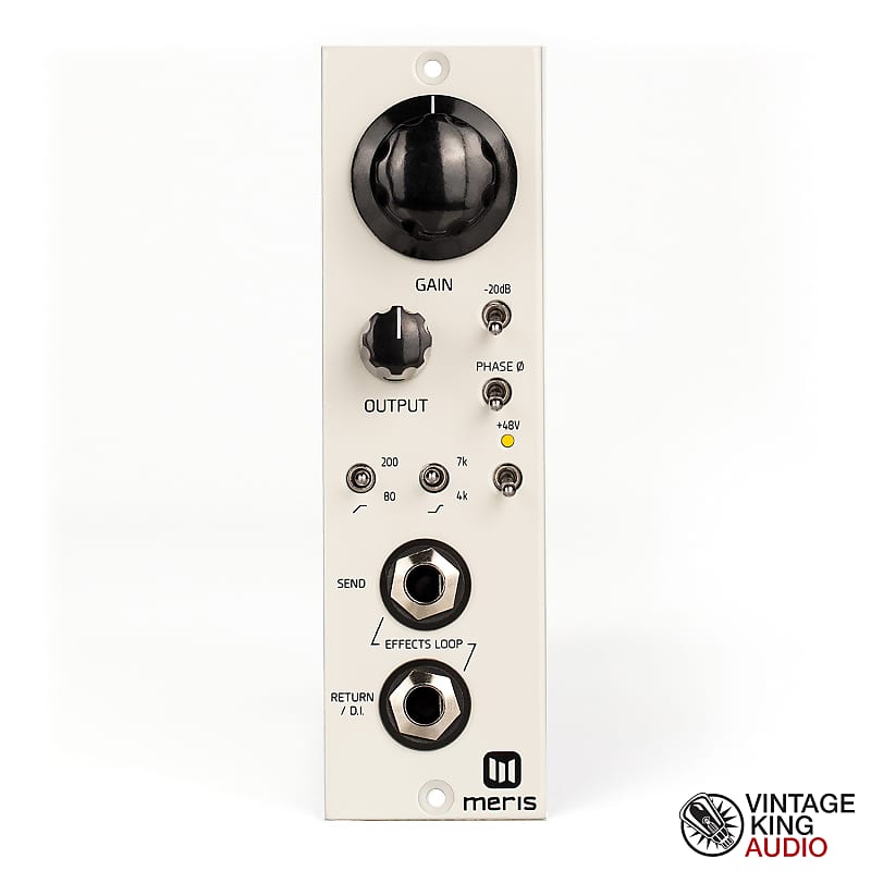 Meris 440 500 Series All-Analog Microphone Preamp/DI with Effects Loop and EQ image 1
