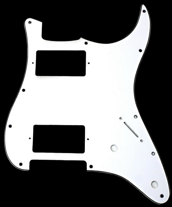 Fender Stratocaster Pickguard White Reverb