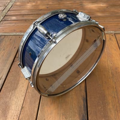 Vintage MIJ Snare Drum 60’s Blue Sparkle (Pearl) image 3