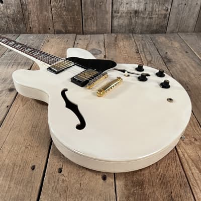 Gibson ES-335 1968 - Factory Alpine White with Gold Hardware One of a Kind image 7