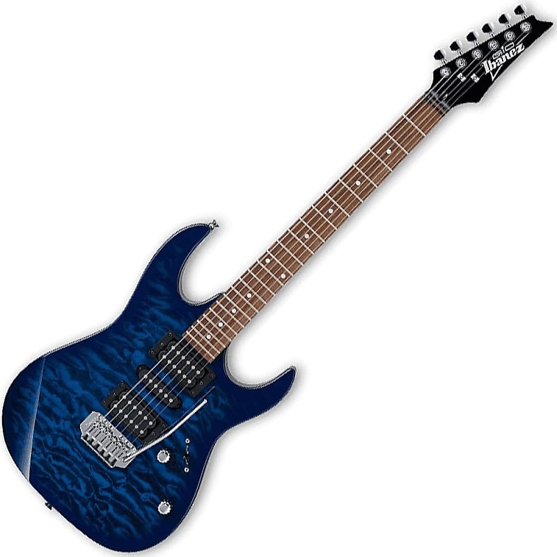 カッコよくロックしようぜ！Ibanez エレキGRX70QA　力強い音抜け！ Ibanez GRX70QA TKS ｜イケベ楽器店オンラインストア