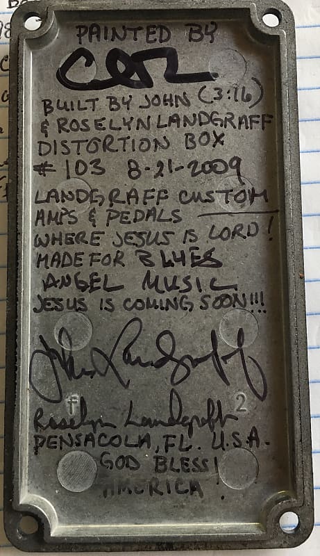 Landgraff Distortion Box #103 w/ original box, letter
