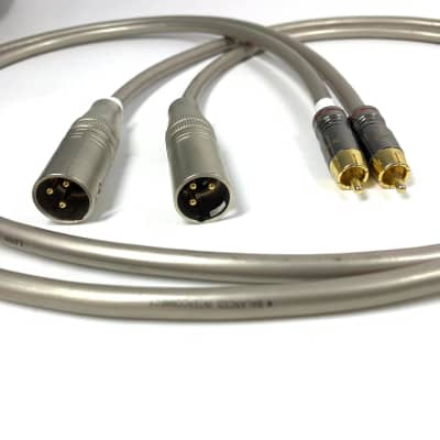 Linn Silver Male RCA to Male XLR interconnects 1.2m pair