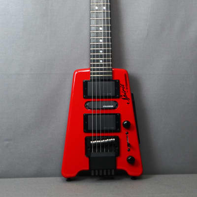 Steinberger Spirit GT-Pro Deluxe Electric Guitar, Hot Rod Red, W/Gig bag image 5