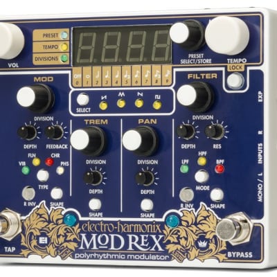 Electro-Harmonix Mod Rex Polyrhythmic Modulator pedal for sale