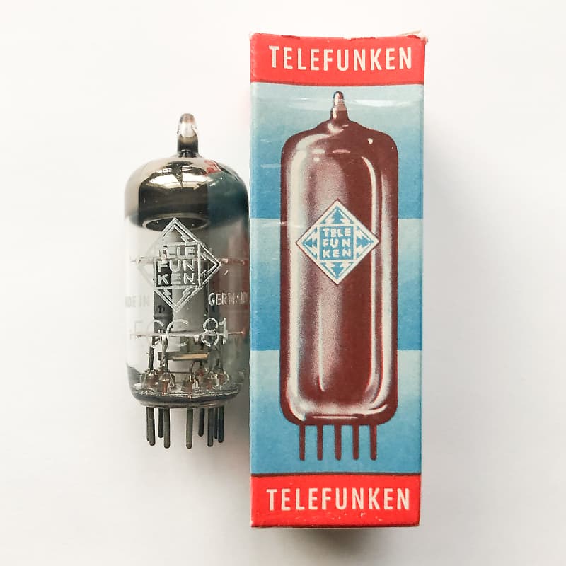 NOS (open box) Telefunken ECC81 (12AT7) 1955, made in West Germany