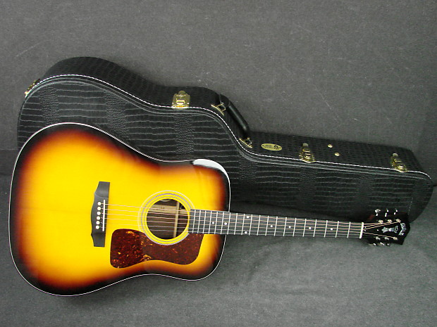 Guild  D-50 Bluegrass Special Adirondack Top Acoustic Electric w/ D-Tar Pickup and Case image 1