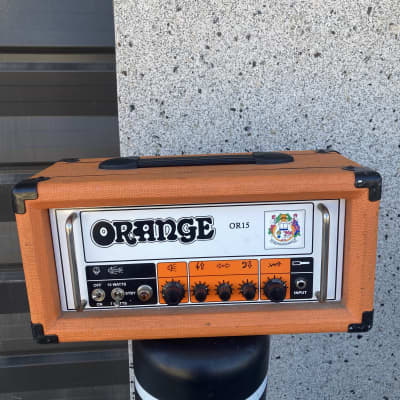 Orange OR15H 15-Watt Tube Guitar Amp Head 2012 - Present - Orange electric guitar amplifier head tube image 2