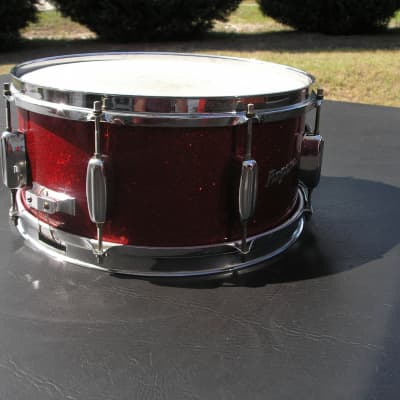 Vintage 1960's Rogers 14 x 6 1/2" Powertone Snare Drum (B&B Lugs) - Extremely RARE! image 6