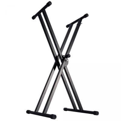 On-Stage Stands Double-X Keyboard Stand with Bolted Construction image 5