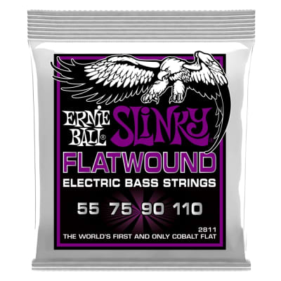 Ernie Ball 2811 Power Slinky Flatwound 55-110 image 1