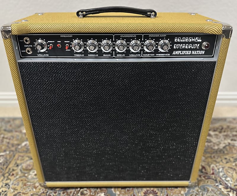 Amplified Nation 50w Bombshell Overdrive Combo Amplifier 2022 Reverb