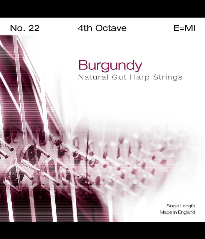 弦楽器 Burgundy Natural Gut Harp Strings 弦楽器 Burgundy Natural Gut Harp Strings Strings - Bow Brand