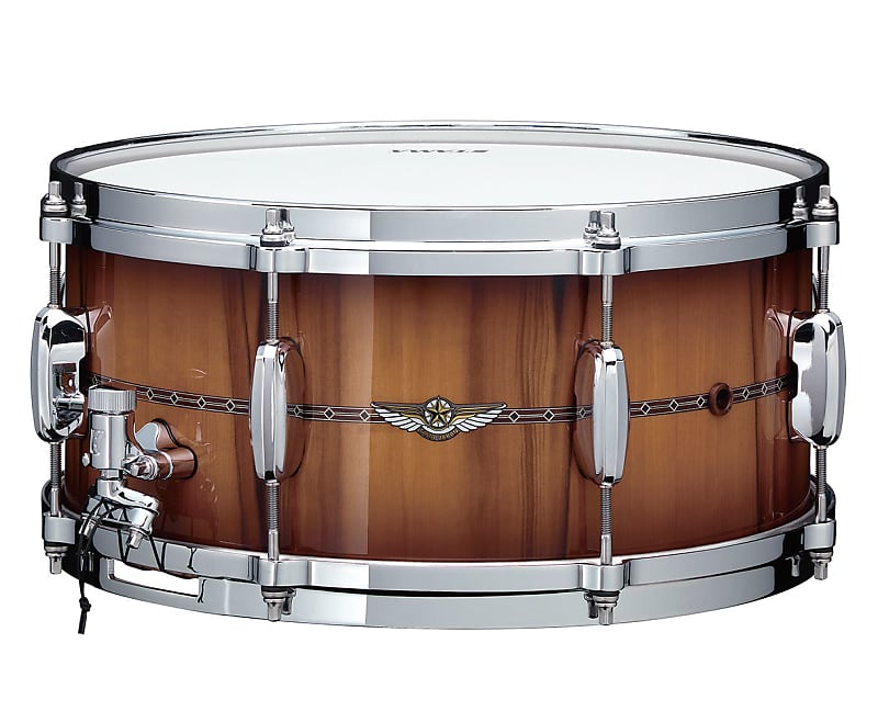 Tama Star Mahogany 14"x6.5" Snare Drum Caramel Tineo Burst Reverb