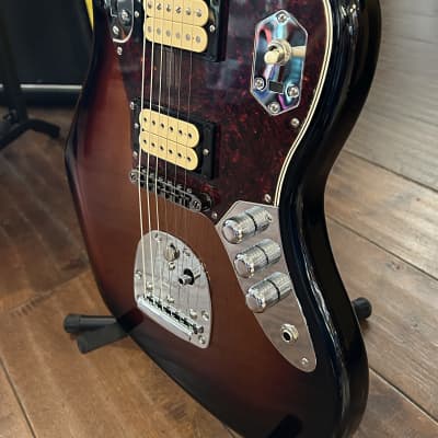Fender Kurt Cobain Jaguar  3-Color Sunburst  #MX23009888 9 lbs  3.5 oz. image 5