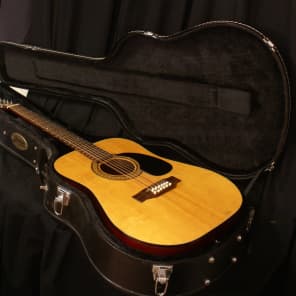 Vintage MADE IN JAPAN Alvarez 5021 12 string acoustic guitar with a nice hardshell case image 1