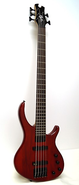 Tobias Toby Deluxe V 5-String Electric Bass Guitar - Trans