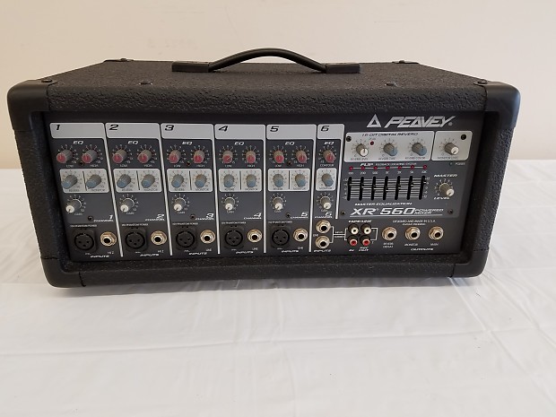 Peavey XR-560 6-Channel Powered Mixer (USA)