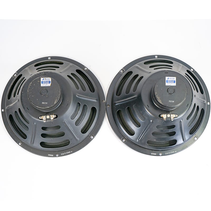 1960s Jensen C12R Speaker Pair 12" Guitar Speakers 8ohm Reverb