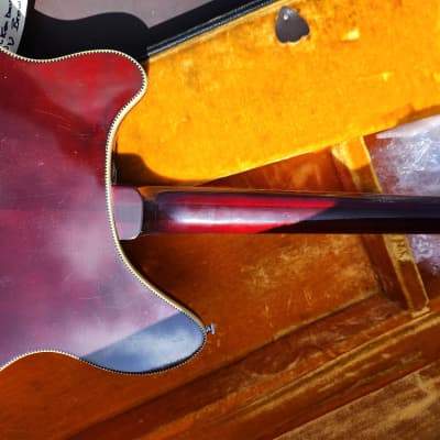 1968 Rickenbacker 375 Burgundy Glo Vintage Semi-Hollow with Rick-O-Sound & Accent Vibrato with Hardshell Case image 13