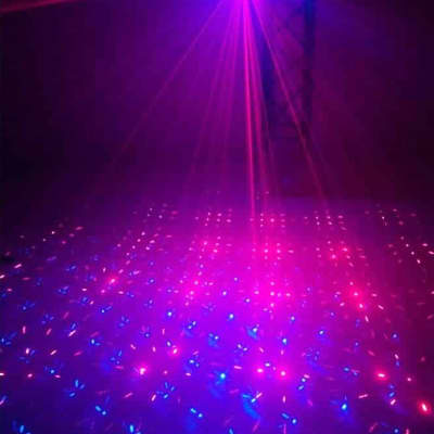 American DJ Micro Royal Galaxian II | Portable Red and Blue Party Effects Light image 4