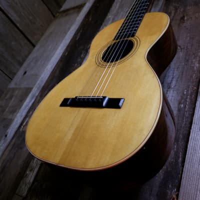 Washburn Model 1897 #111 Parlor Guitar 1903-1904 - Natural image 4