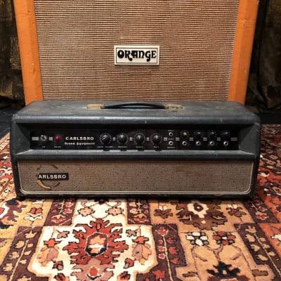 Vintage 1960s Carlsbro Sound CS40-60 PA MK1 EL34 Valve Amplifier Lay Down Trans image 1