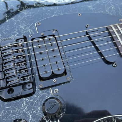 Fender Strat HM 1989-1991 - rare Blackstone color (superstrat with Lace Sensor and DiMarzio, Kahler Spyder) image 3